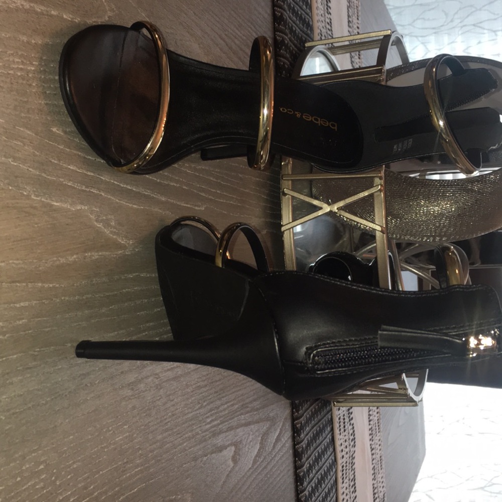 Black with gold straps